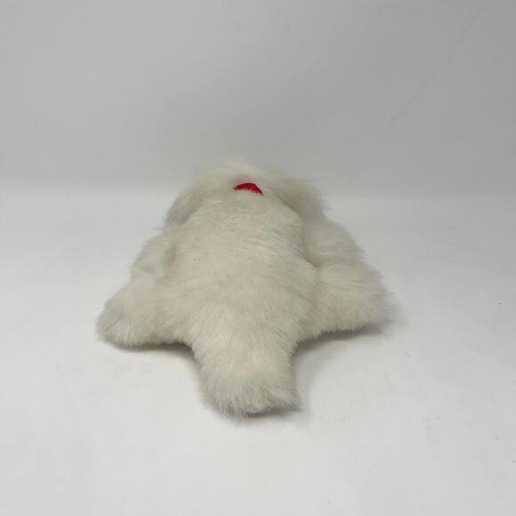 Vintage 1985 Tonka Newborn Pound Puppy Furries‎ White Long Hair 11" - Picture 3 of 7